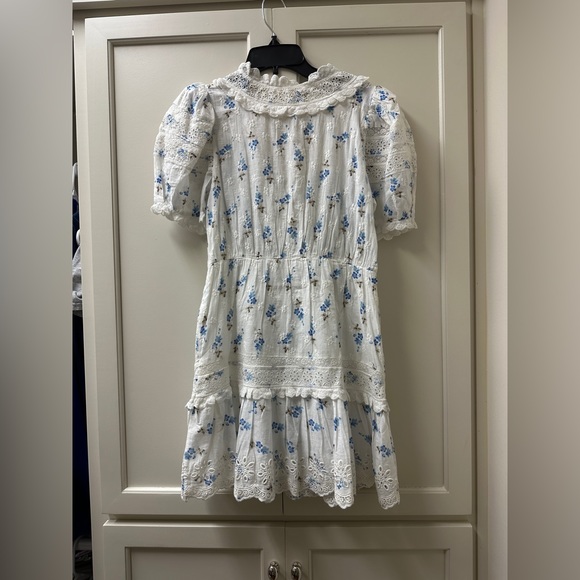 LOVESHACKFANCY
Belen V-Neck Floral-Print Cotton-Voile Wrap Dress - White Multi - Picture 5 of 5